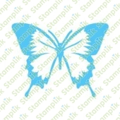 Transparentní razítko motýl