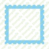 Transparentní razítko známka čtverec