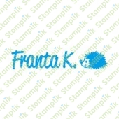 Transparentní razítko Franta K. a ježek